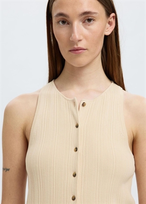 Trixie sl knit top Birch Selected Femme